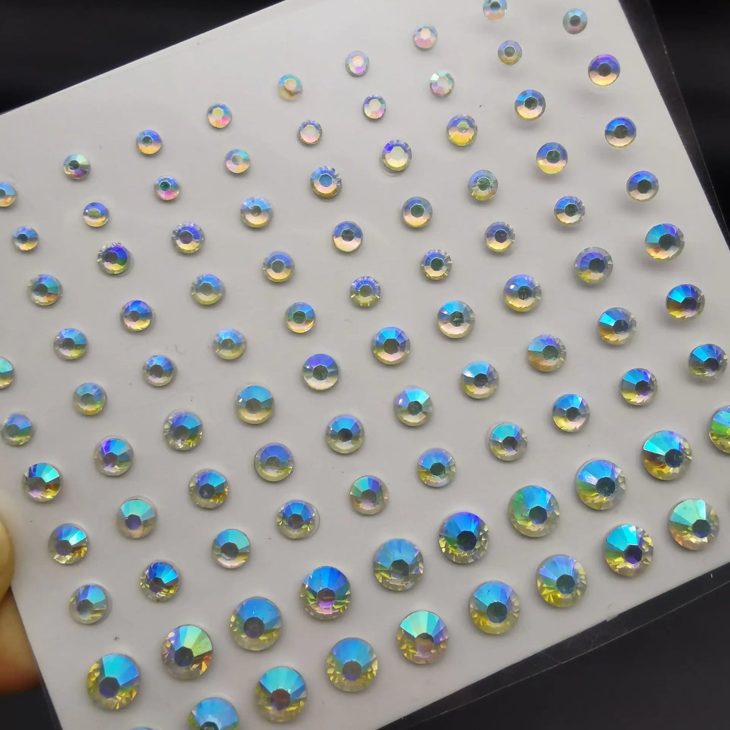 Strass Visage 3D Brillants – Bijoux de Peau pour Festival & Soirées