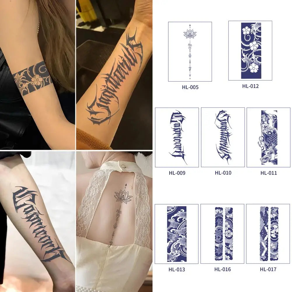 Tatouage Bracelet Bras Floral Style Américain Traditionnel - Premium