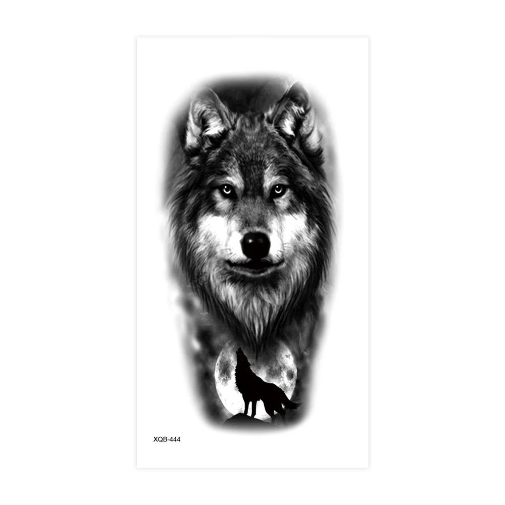Tatouage Sleeve Animal – Loup, Lion, Tigre Bras Complet