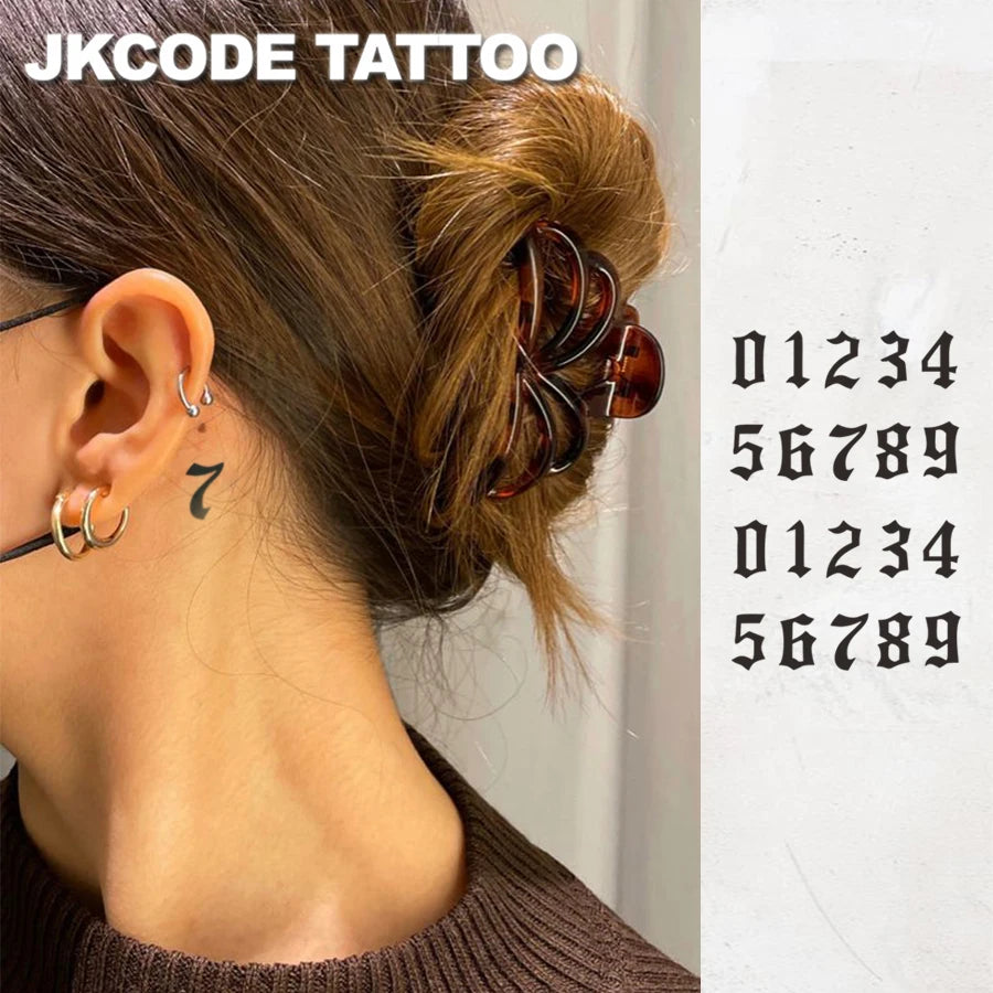 Tatouage Semi-Permanent Waterproof - Calligraphie Arabe & Magic Tattoo Durée 2 Semaines