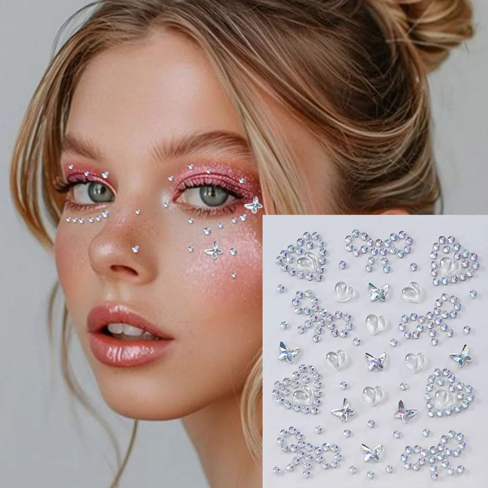 Strass Visage Sirène Coquillages – Bijoux de Peau Festival
