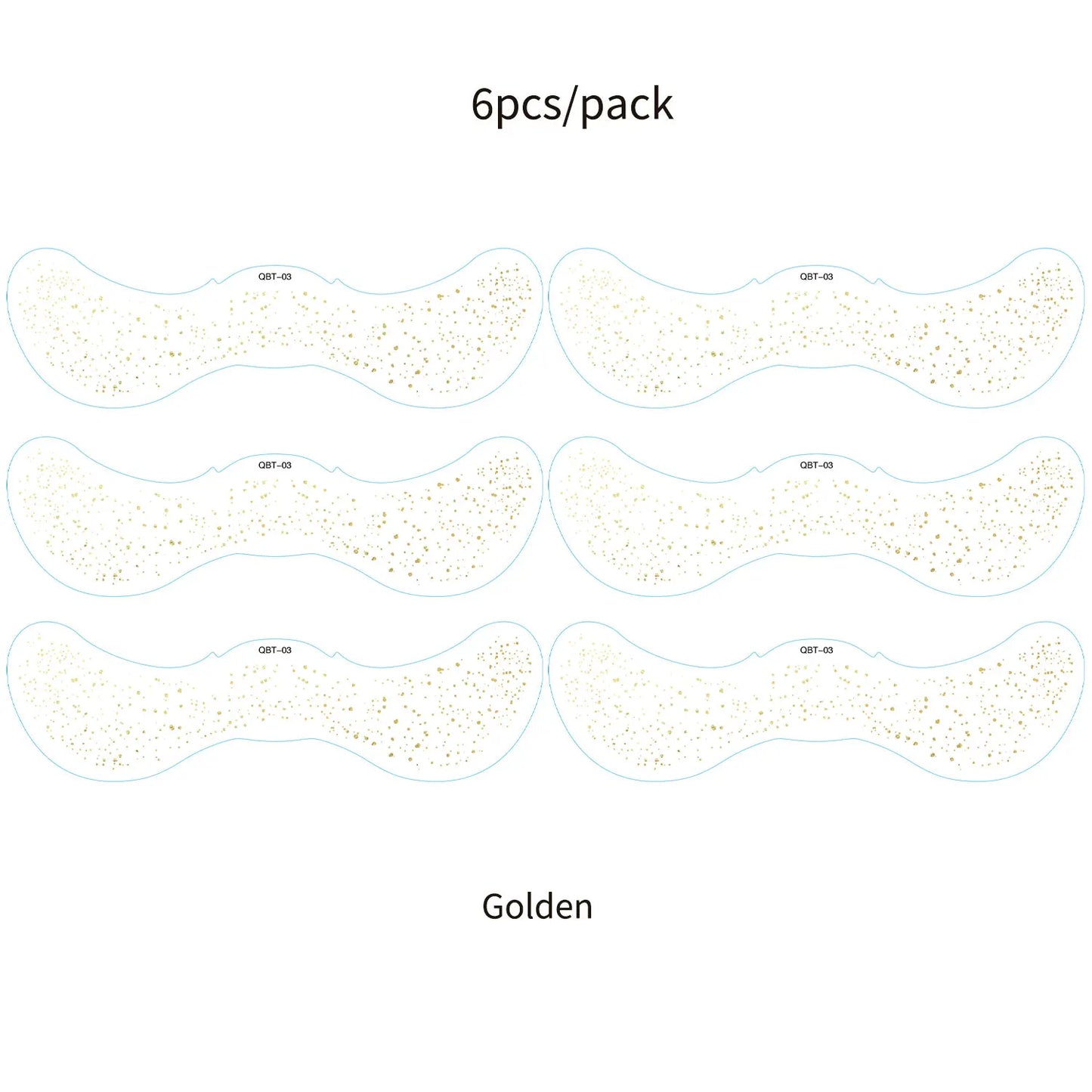 Faux Taches de Rousseur Pailletées - 6 Planches Stickers Maquillage Tendance