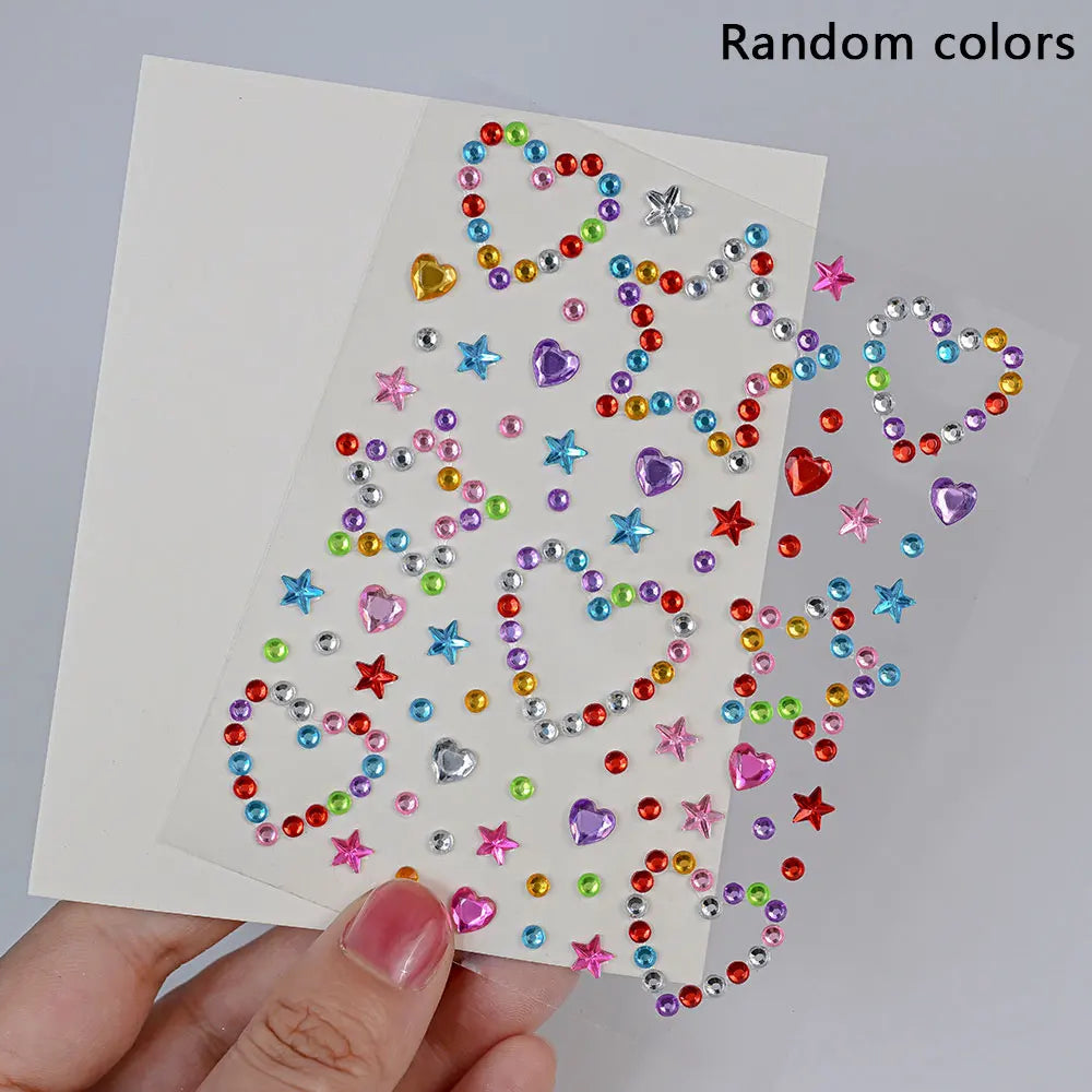 Strass Visage Aurora Cristal 3D – Bijoux Adhésifs Effet Diamant