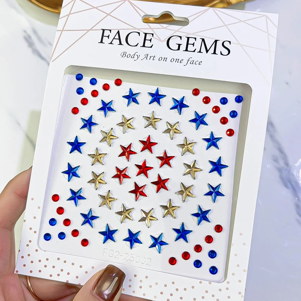 Strass Visage Sirène Coquillages – Bijoux de Peau Festival