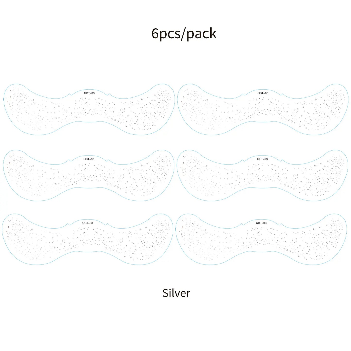 Faux Taches de Rousseur Pailletées - 6 Planches Stickers Maquillage Tendance