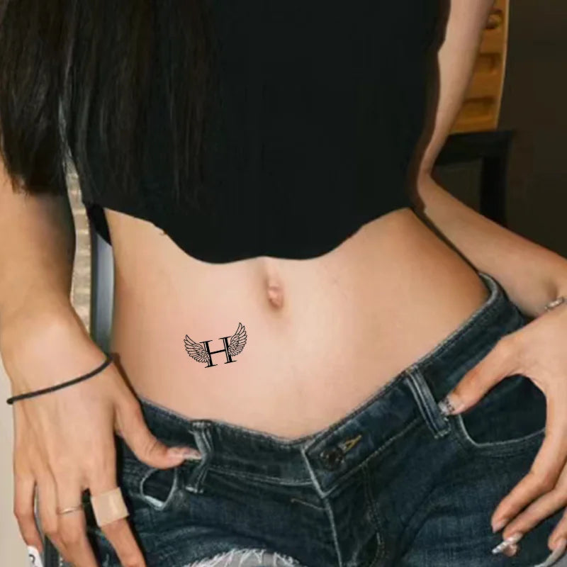 Tatouage Temporaire Lettres Anglaises - Citation, Prénom Waterproof