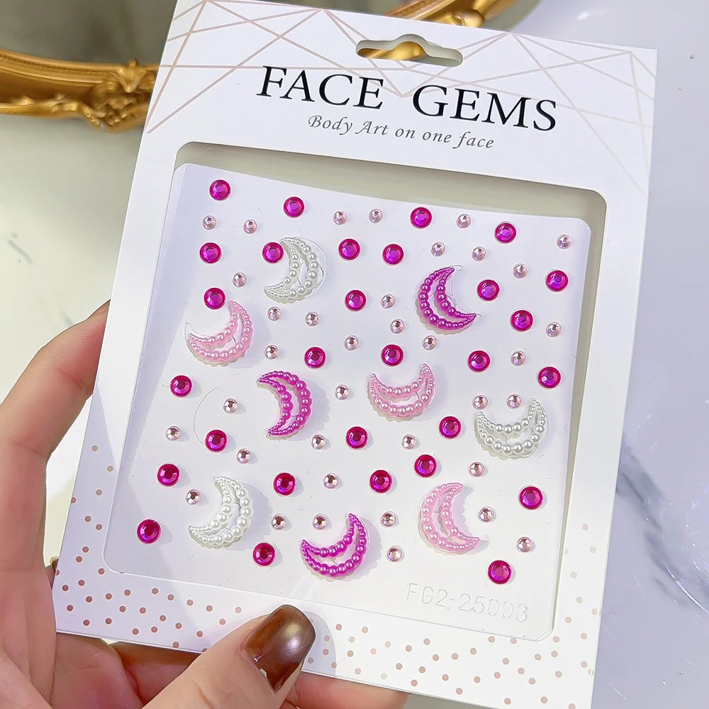 Strass Visage Sirène Coquillages – Bijoux de Peau Festival
