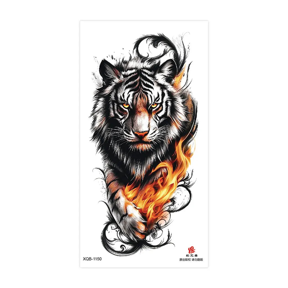 Tatouage Sleeve Animal – Loup, Lion, Tigre Bras Complet